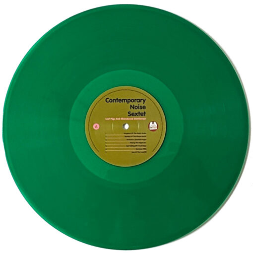 Contemporary Noise Sextet - "Lost Pigs And Abandoned Gentlemen" LP - transparent zielony - obrazek 2